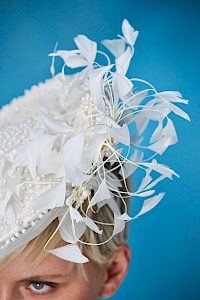 Braut Fascinator Hochzeit -  image-6