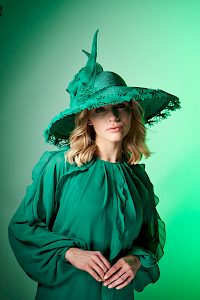Couture | Green Couture summer hat -  image-5