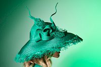 Couture | Green Couture summer hat -  image-4