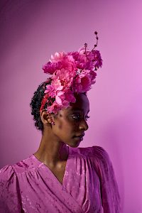 Couture | Fascinator pink (Unikat Nr. 434) -  image-3
