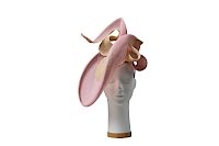 Faszinator Hut für Hochzeitsgast in rosé und beige -  image-8